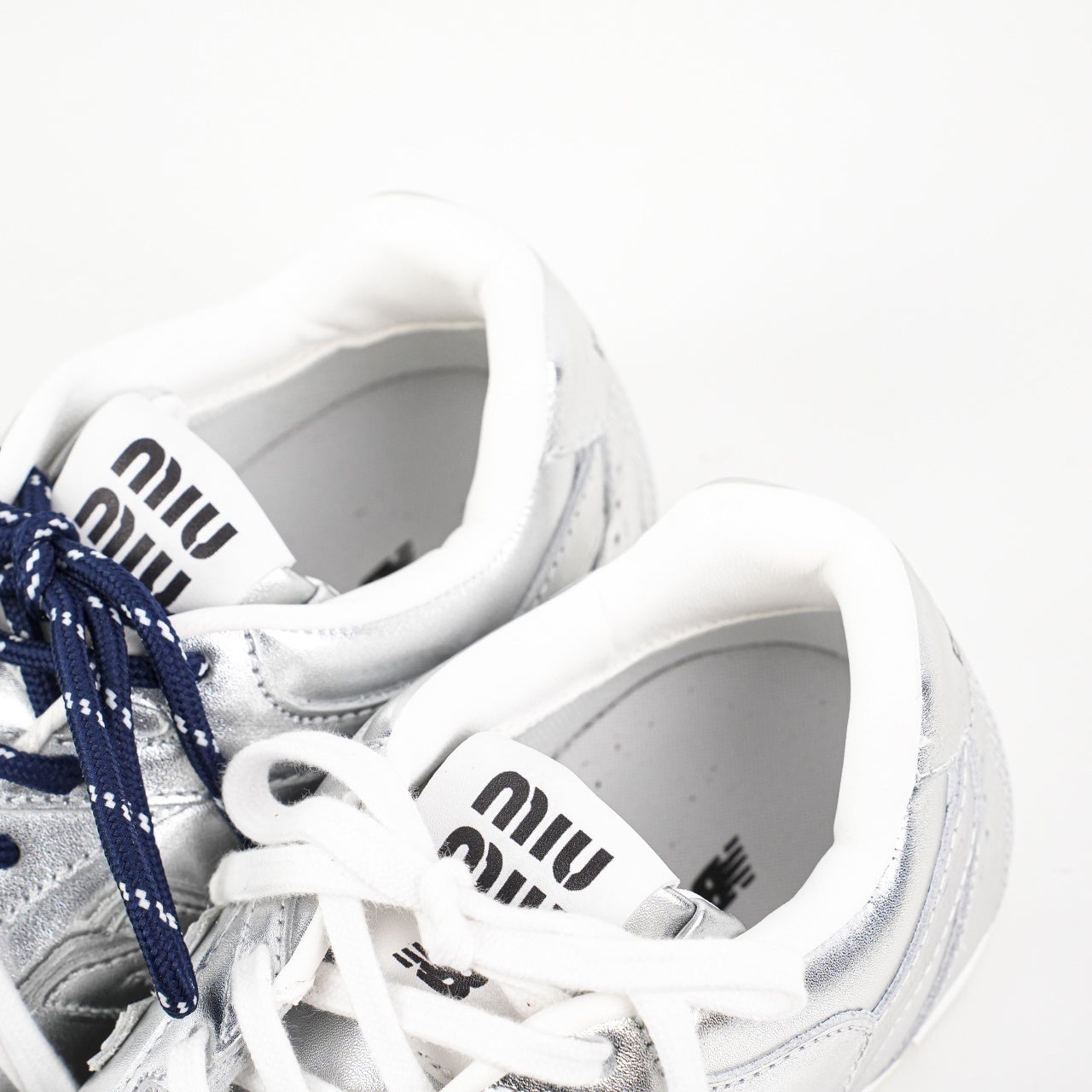 Miu Miu x New Balance 530 SL Suede and Mesh Sneakers