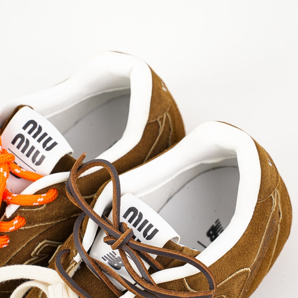 Miu Miu x New Balance 530 SL Suede and Mesh Sneakers