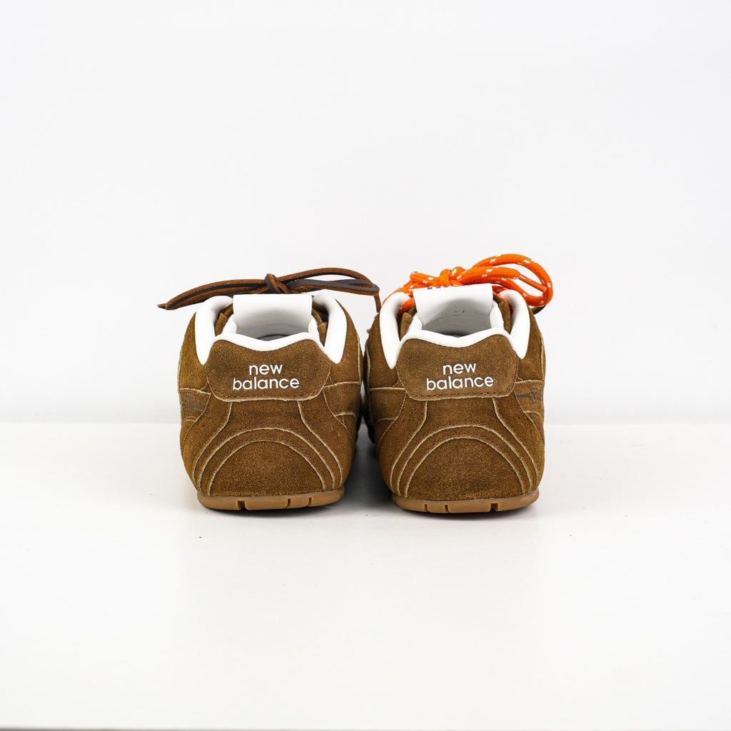 Miu Miu x New Balance 530 SL Suede and Mesh Sneakers