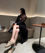 Miu Miu x New Balance 530 SL Suede and Mesh Sneakers