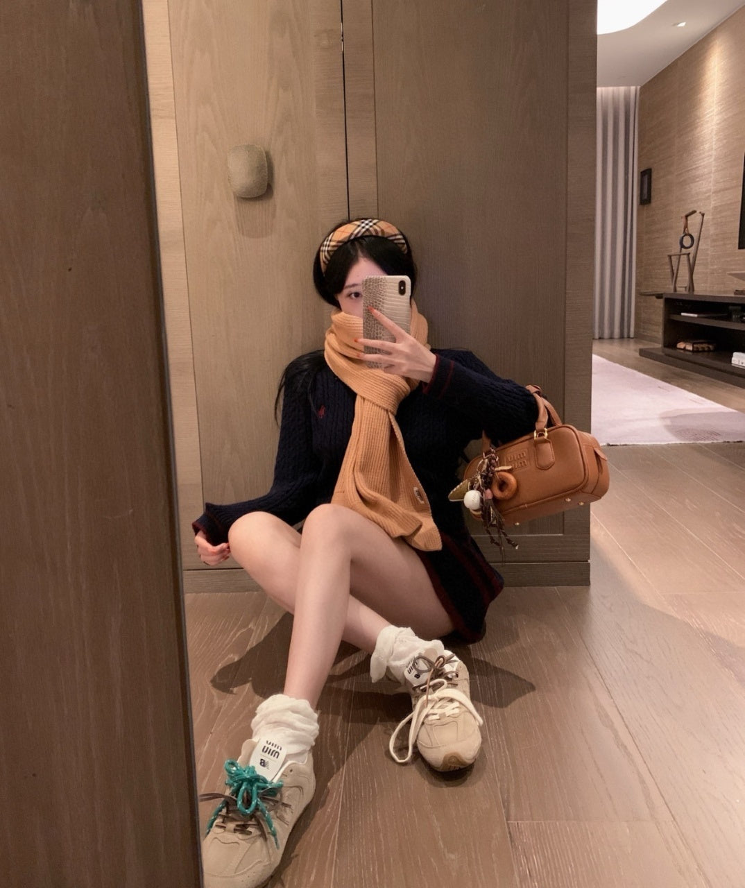 Miu Miu x New Balance 530 SL Suede and Mesh Sneakers