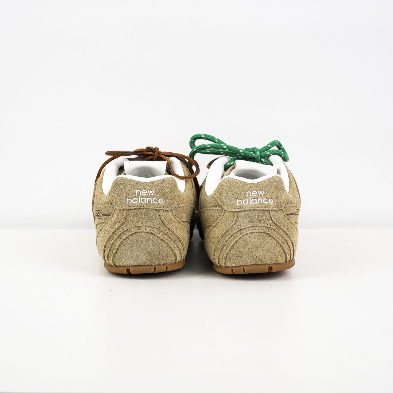 Miu Miu x New Balance 530 SL Suede and Mesh Sneakers