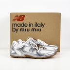 Miu Miu x New Balance 530 SL Suede and Mesh Sneakers