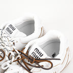 Miu Miu x New Balance 530 SL Suede and Mesh Sneakers