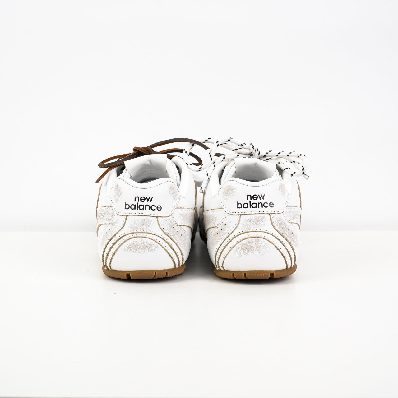 Miu Miu x New Balance 530 SL Suede and Mesh Sneakers