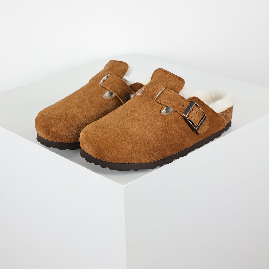 Birkenstock Boston Shearling Slip-Ons