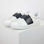 Valentino Open Leather Sneakers
