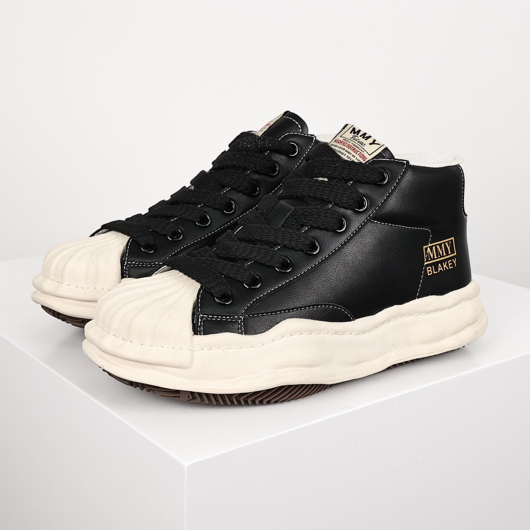 Maison Mihara Yasuhiro Blakey OG Sole Canvas High-Top Sneakers