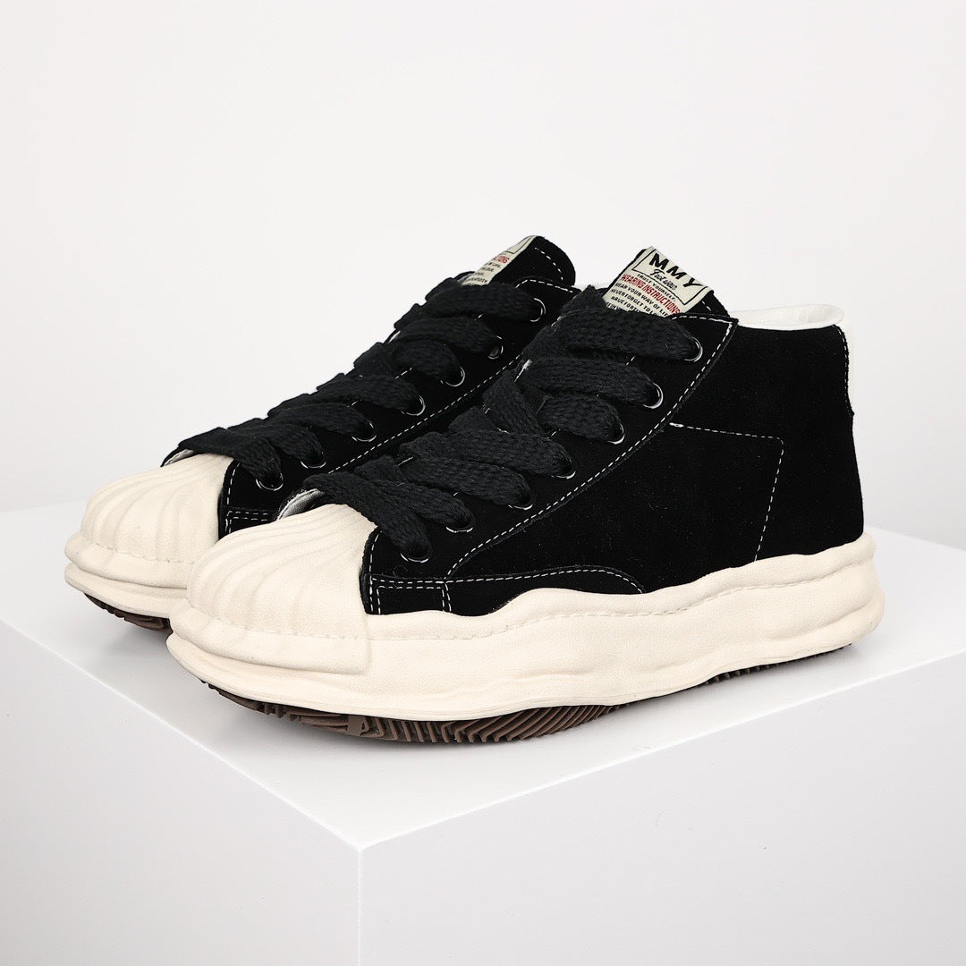 Maison Mihara Yasuhiro Blakey OG Sole Canvas High-Top Sneakers