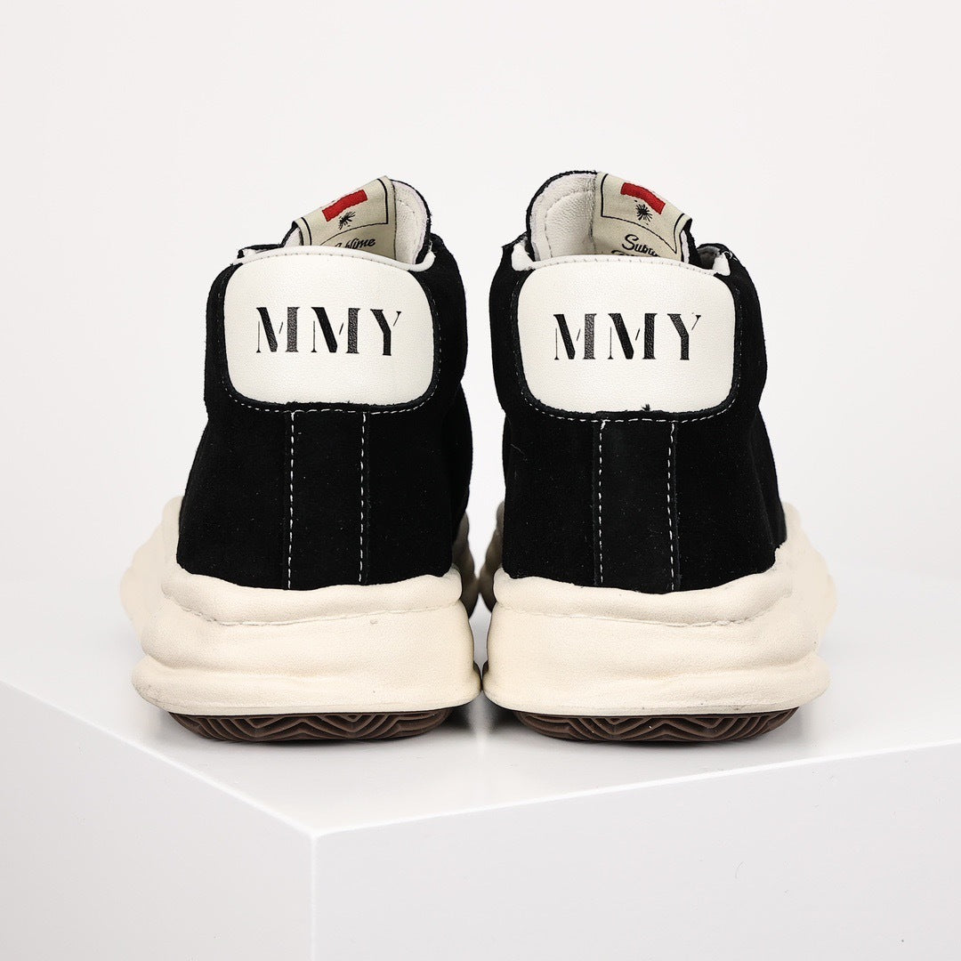 Maison Mihara Yasuhiro Blakey OG Sole Canvas High-Top Sneakers