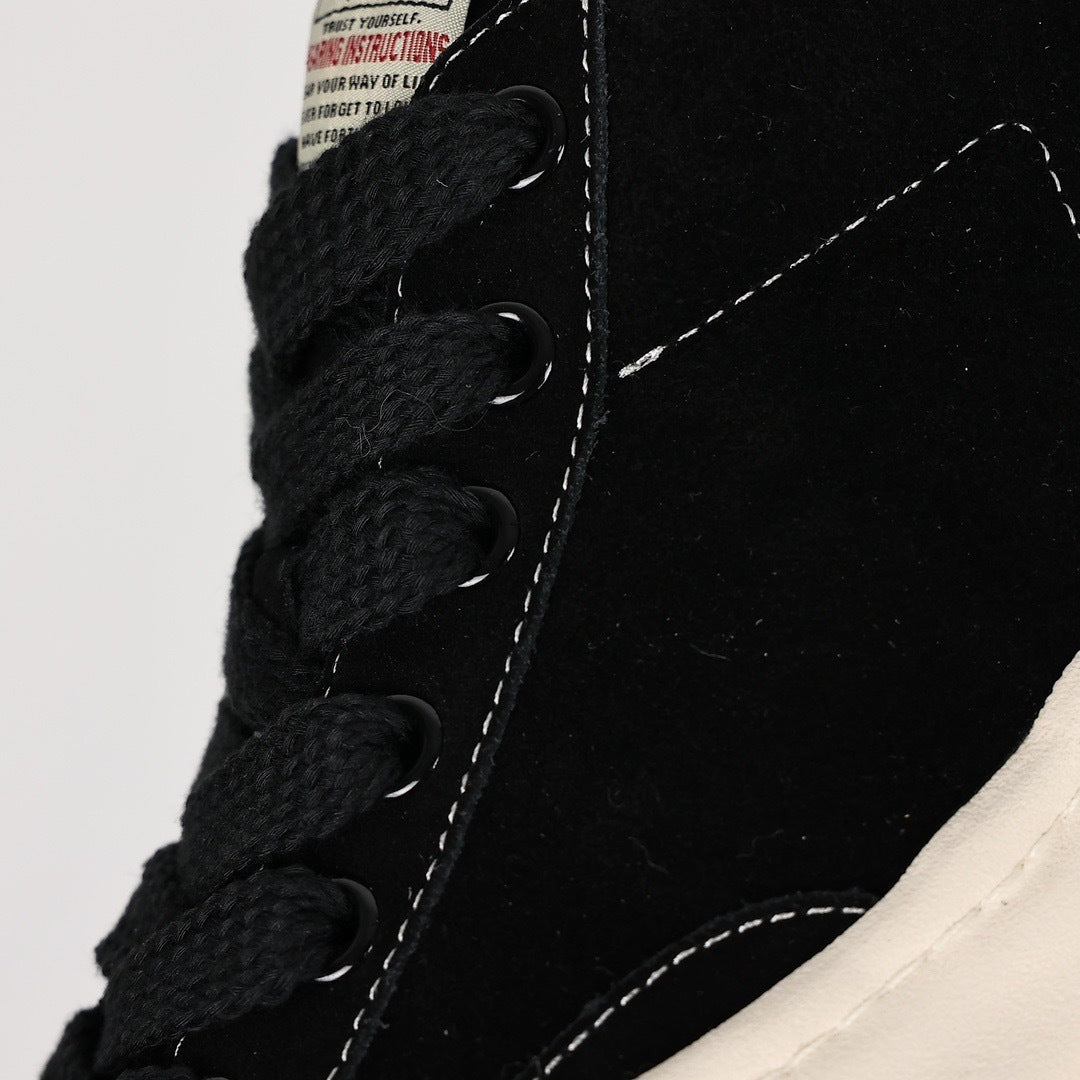 Maison Mihara Yasuhiro Blakey OG Sole Canvas High-Top Sneakers