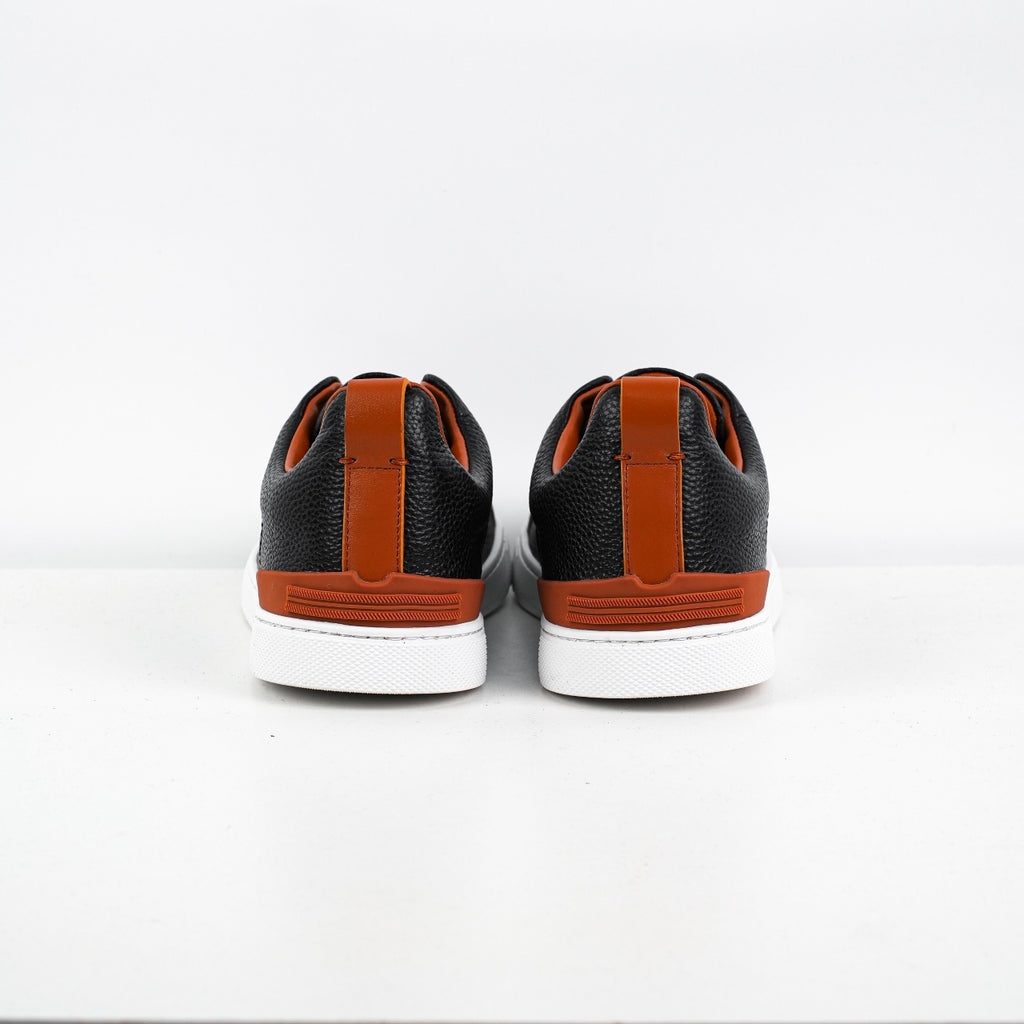 Zegna Triple Stitch Deerskin Sneakers