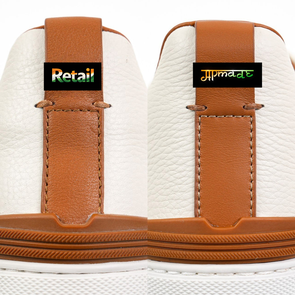 Zegna Triple Stitch Deerskin Sneakers