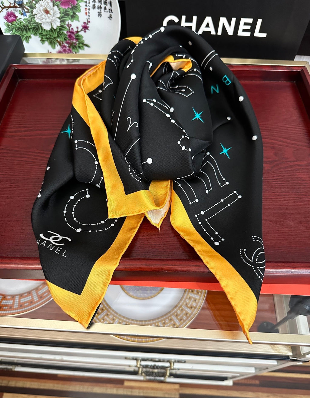 Chanel Silk Scarf