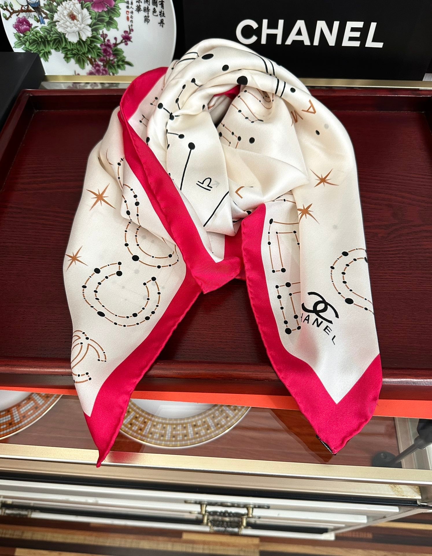 Chanel Silk Scarf