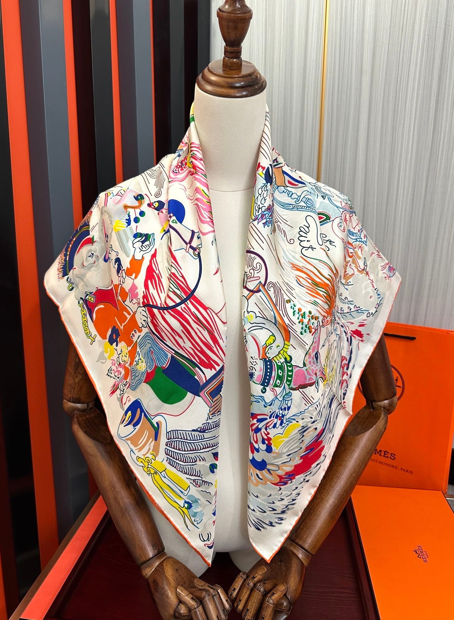 Hermès Silk Scarf