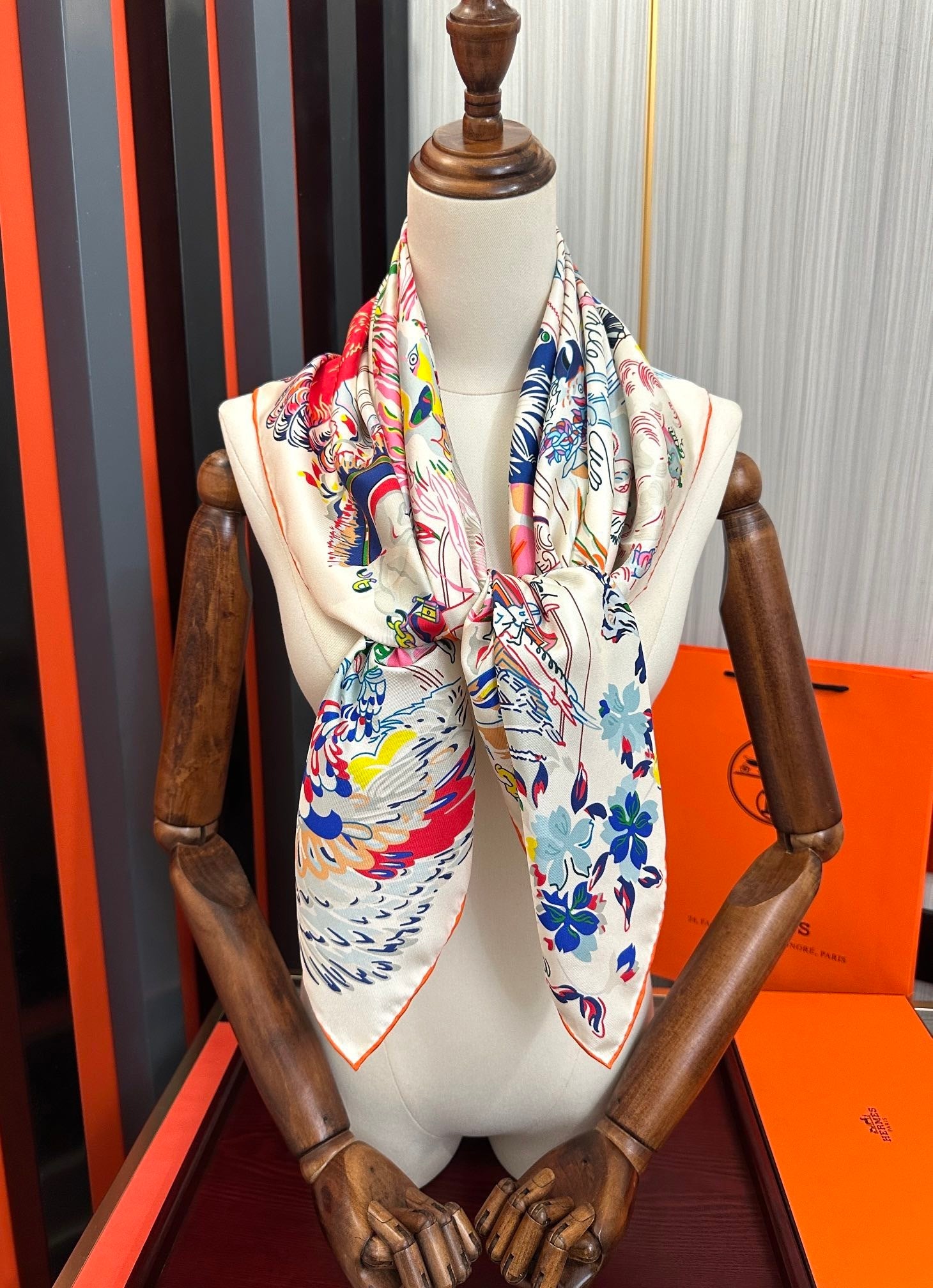 Hermès Silk Scarf