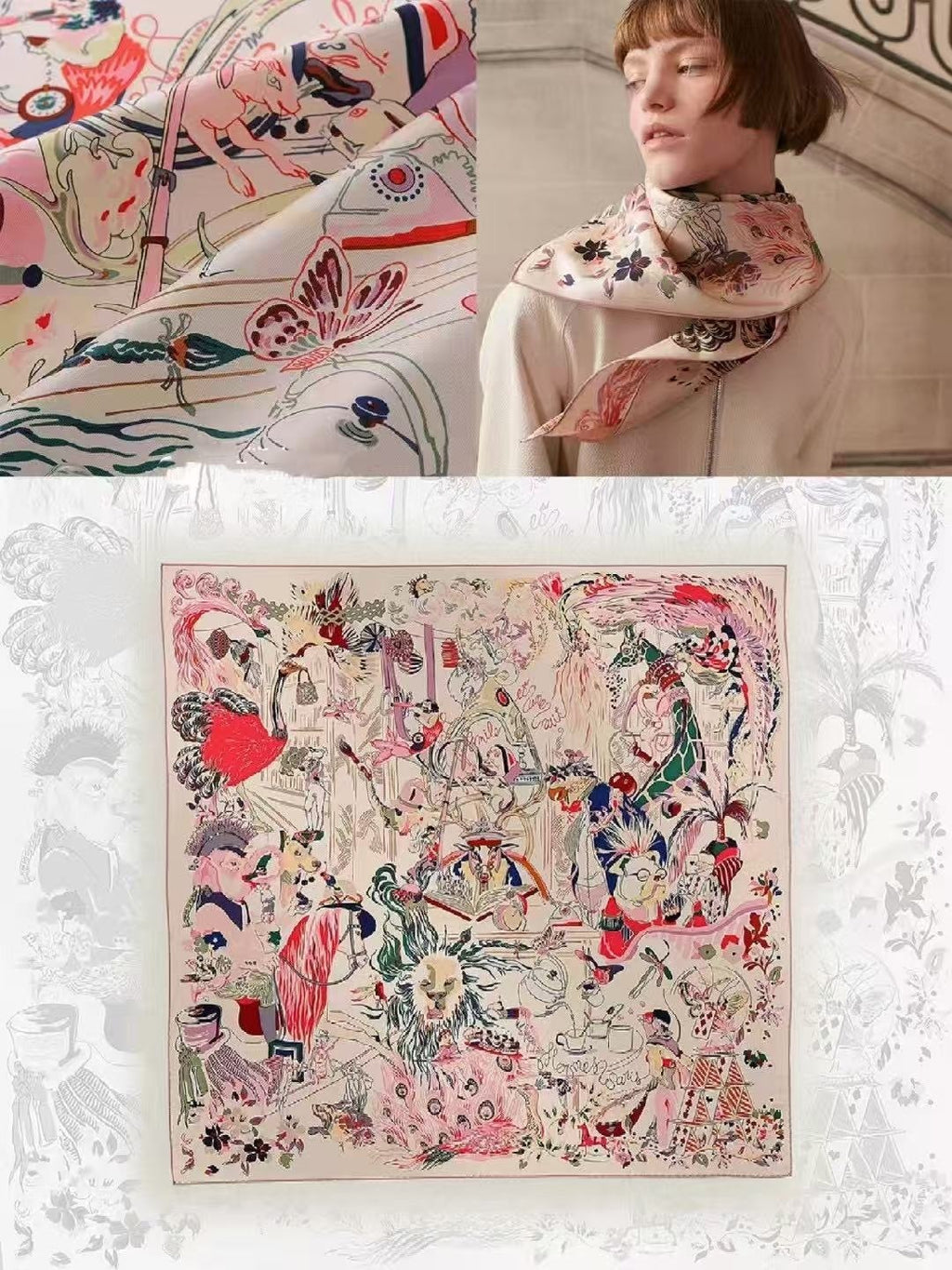 Hermès Silk Scarf