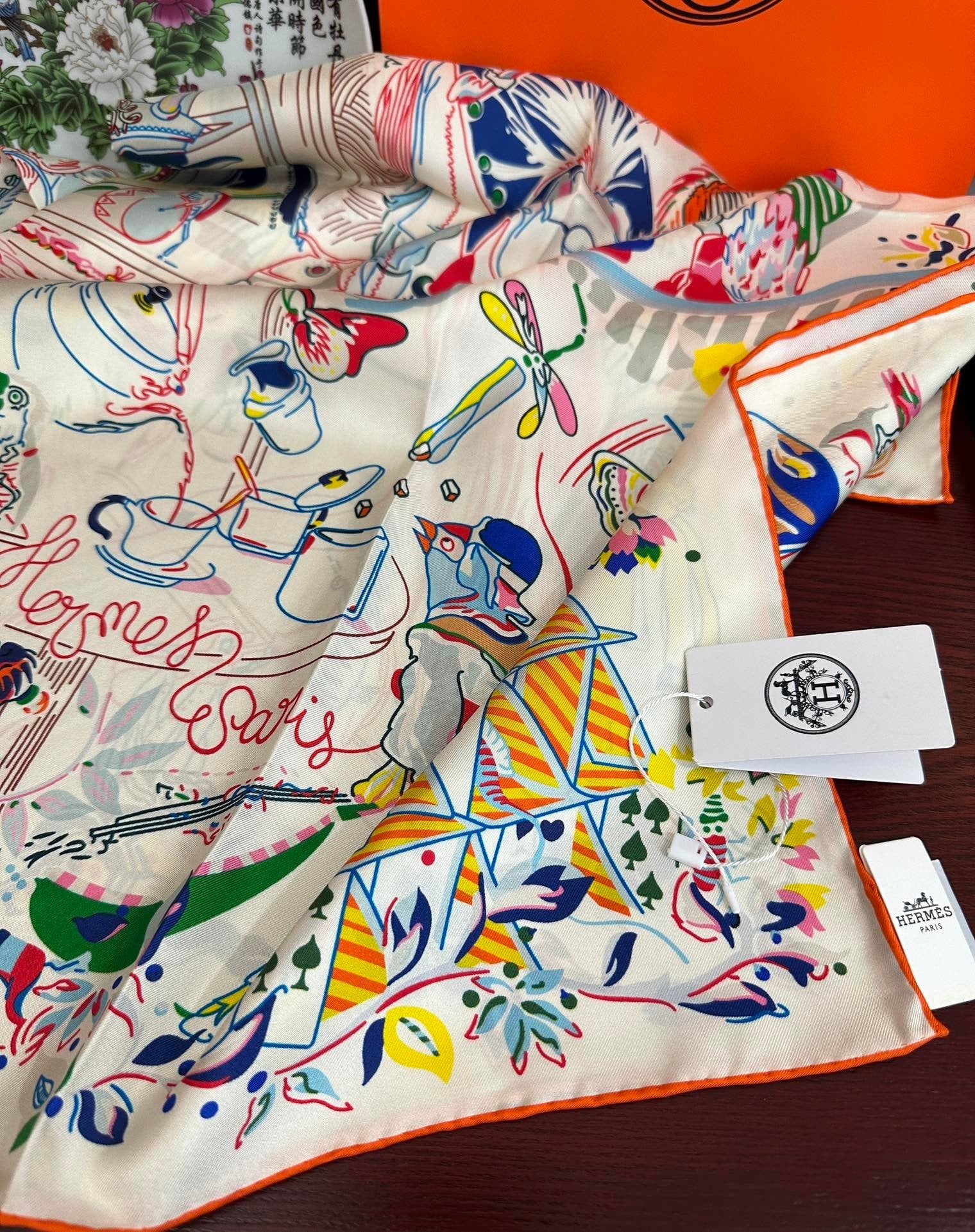 Hermès Silk Scarf