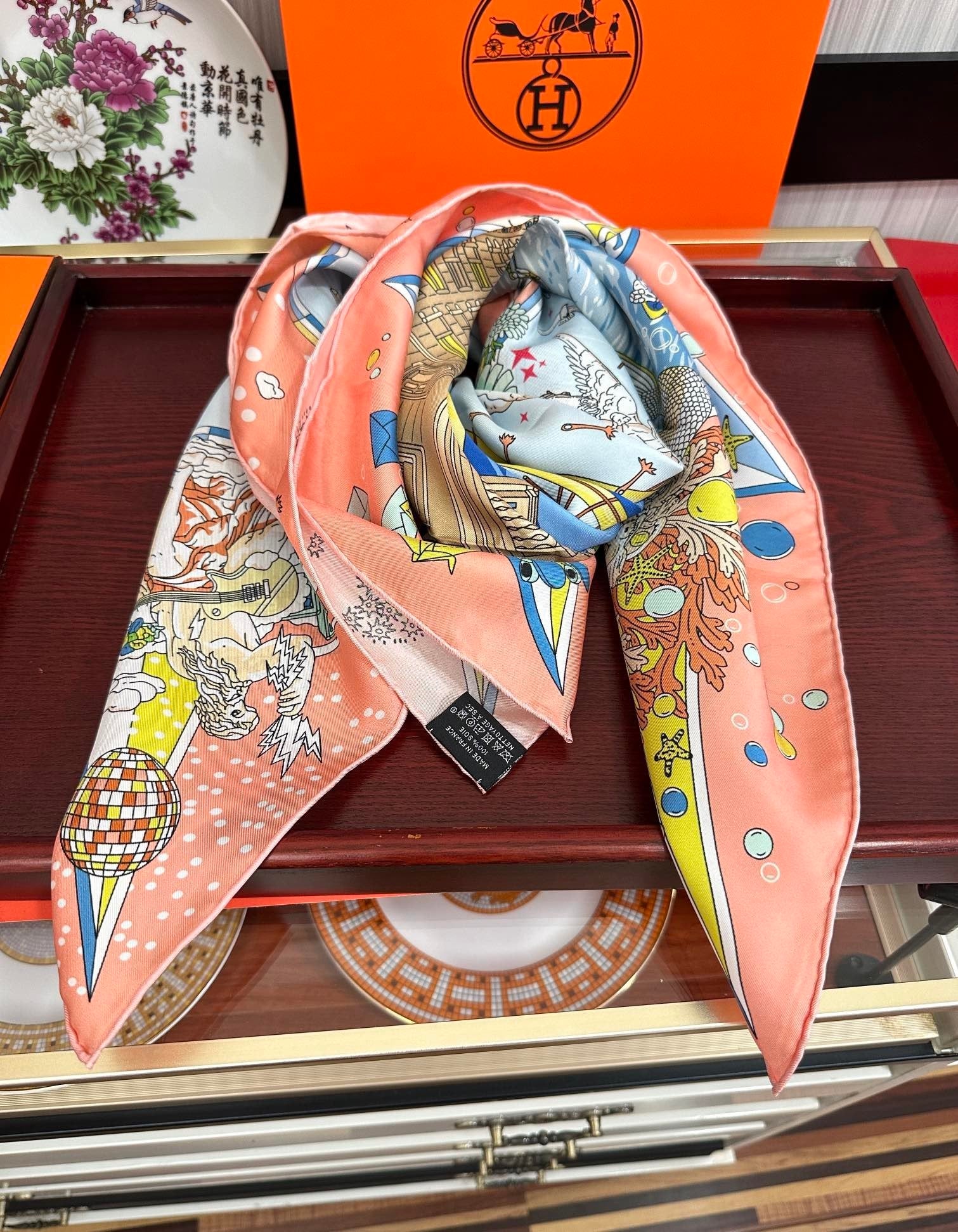 Hermès Silk Scarf
