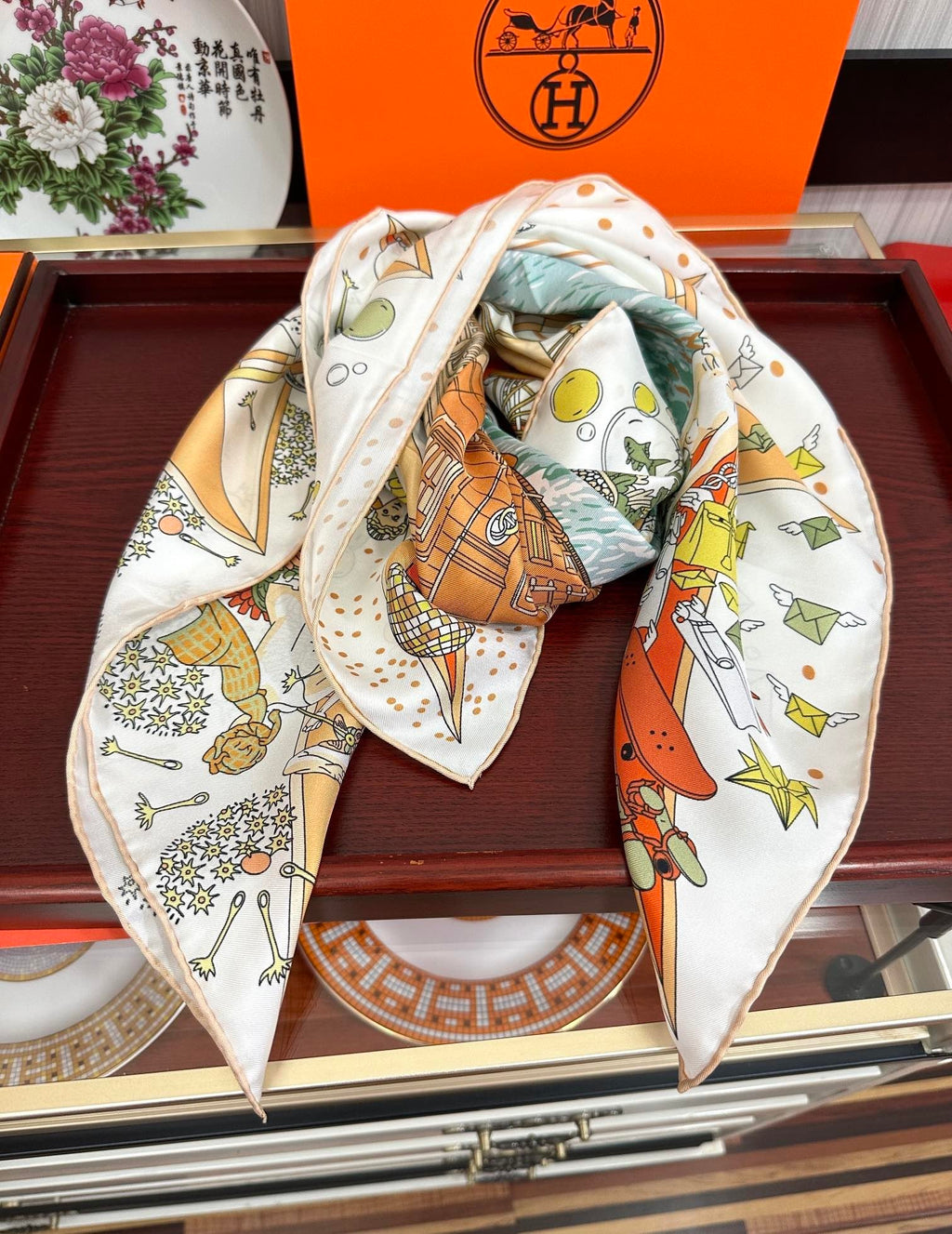 Hermès Silk Scarf