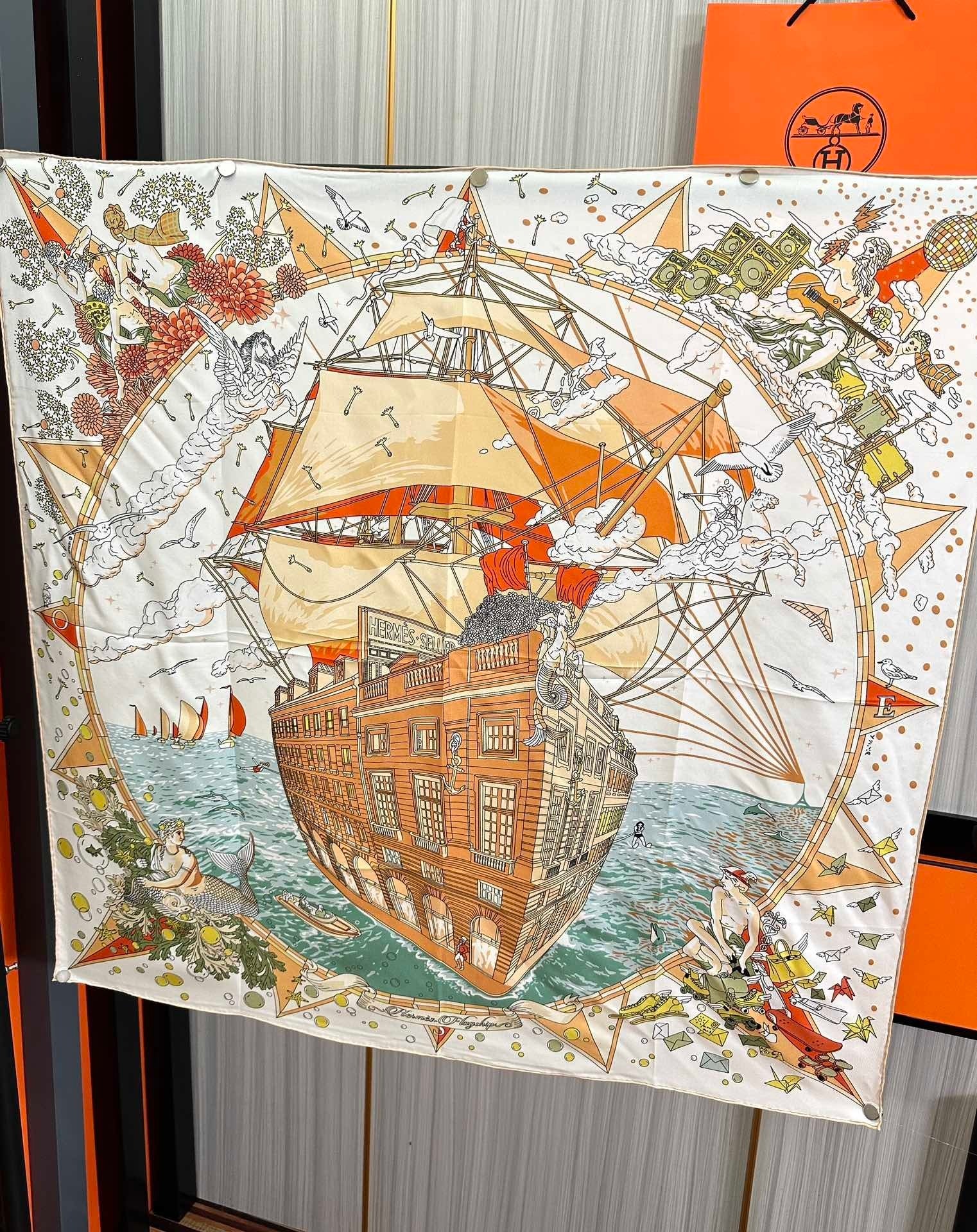 Hermès Silk Scarf