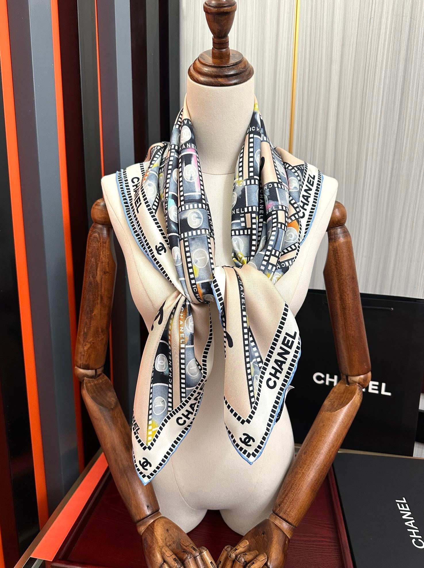 Chanel Silk Scarf
