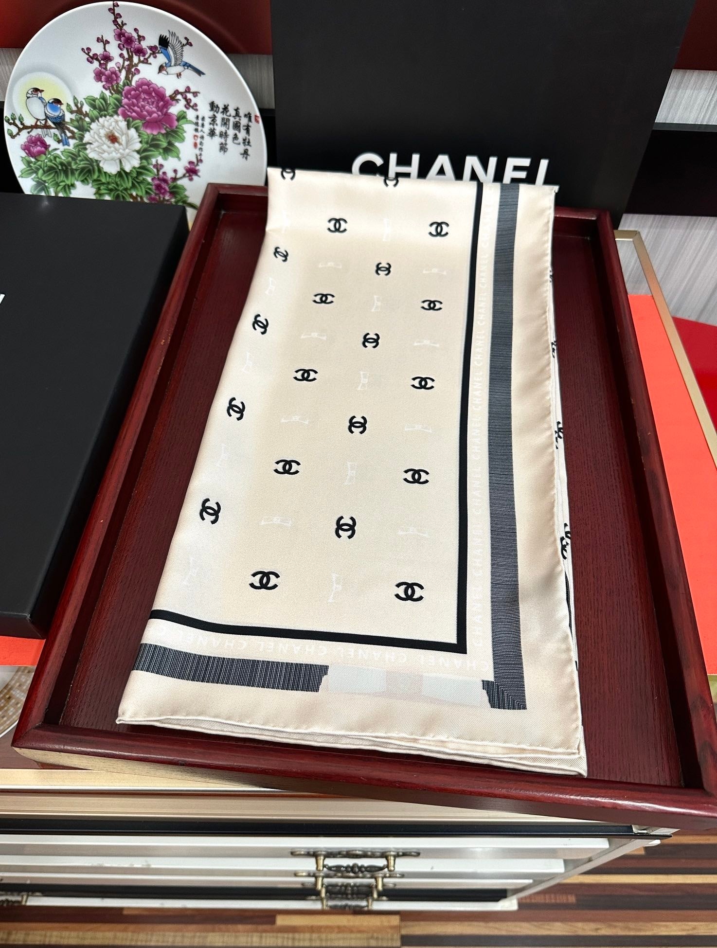 Chanel Silk Scarf