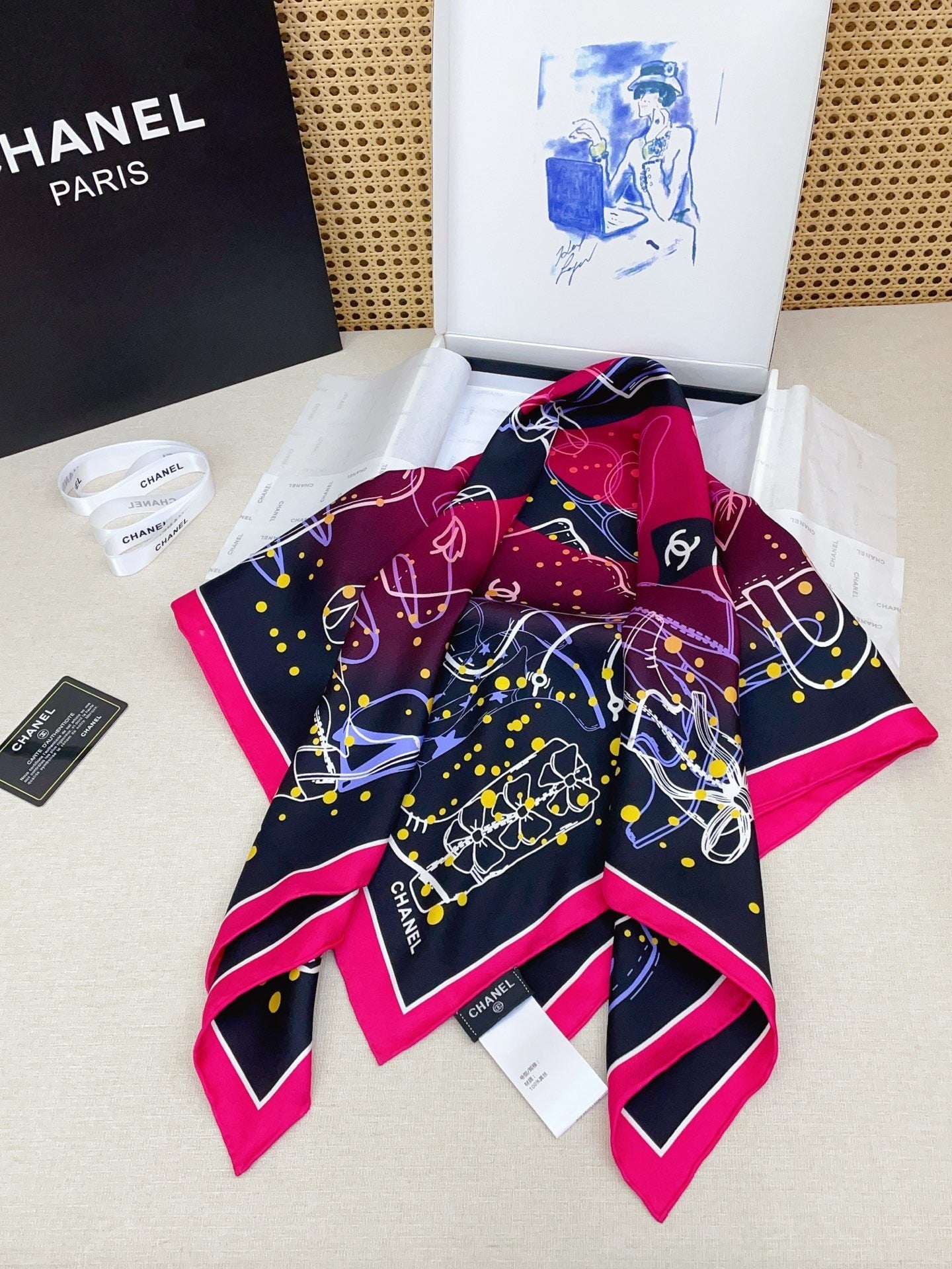 Chanel Silk Scarf