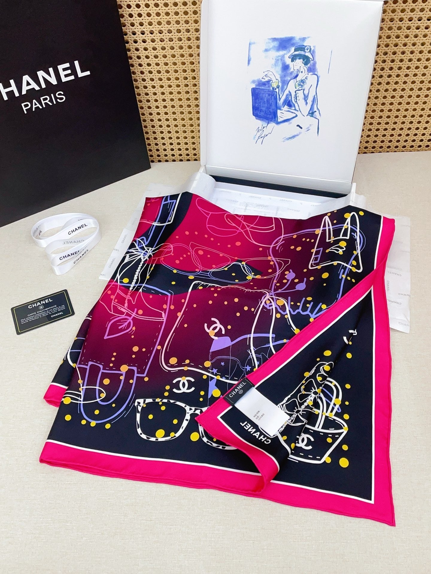 Chanel Silk Scarf