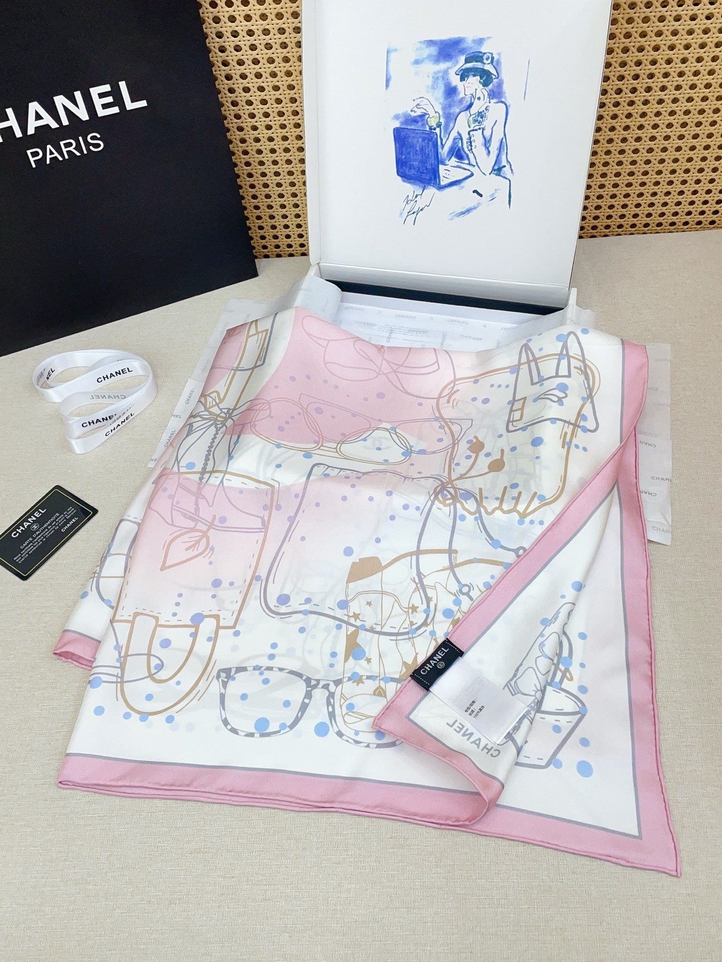 Chanel Silk Scarf