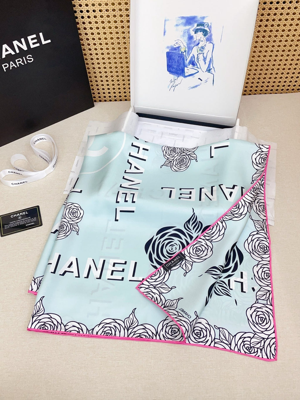 Chanel Silk Scarf
