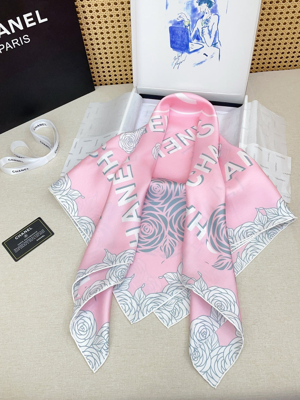 Chanel Silk Scarf