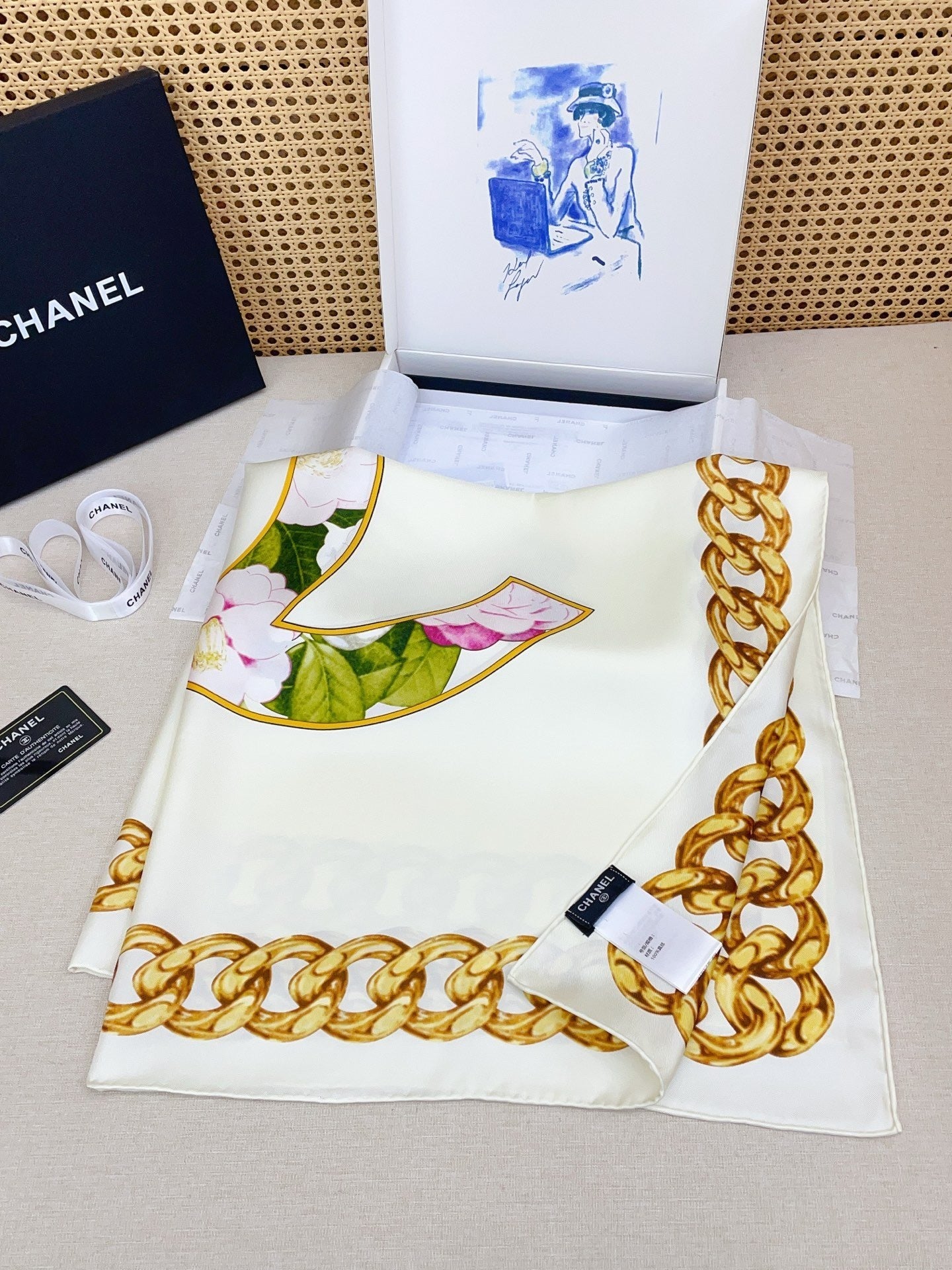 Chanel Silk Scarf
