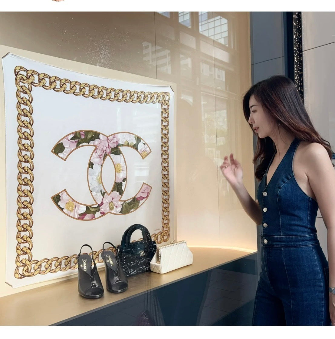 Chanel Silk Scarf