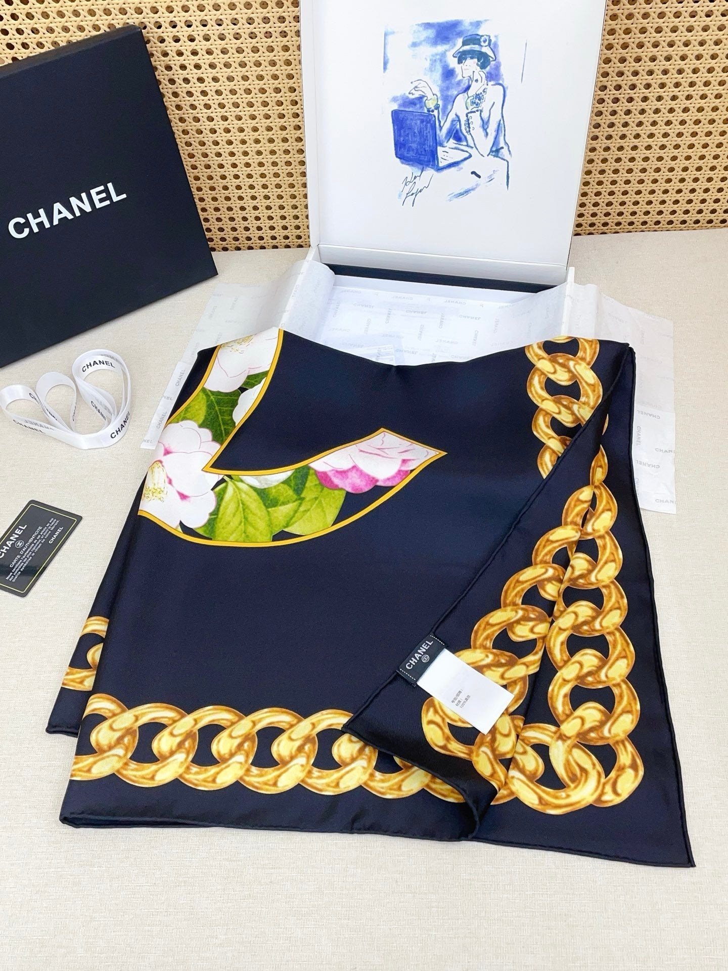 Chanel Silk Scarf