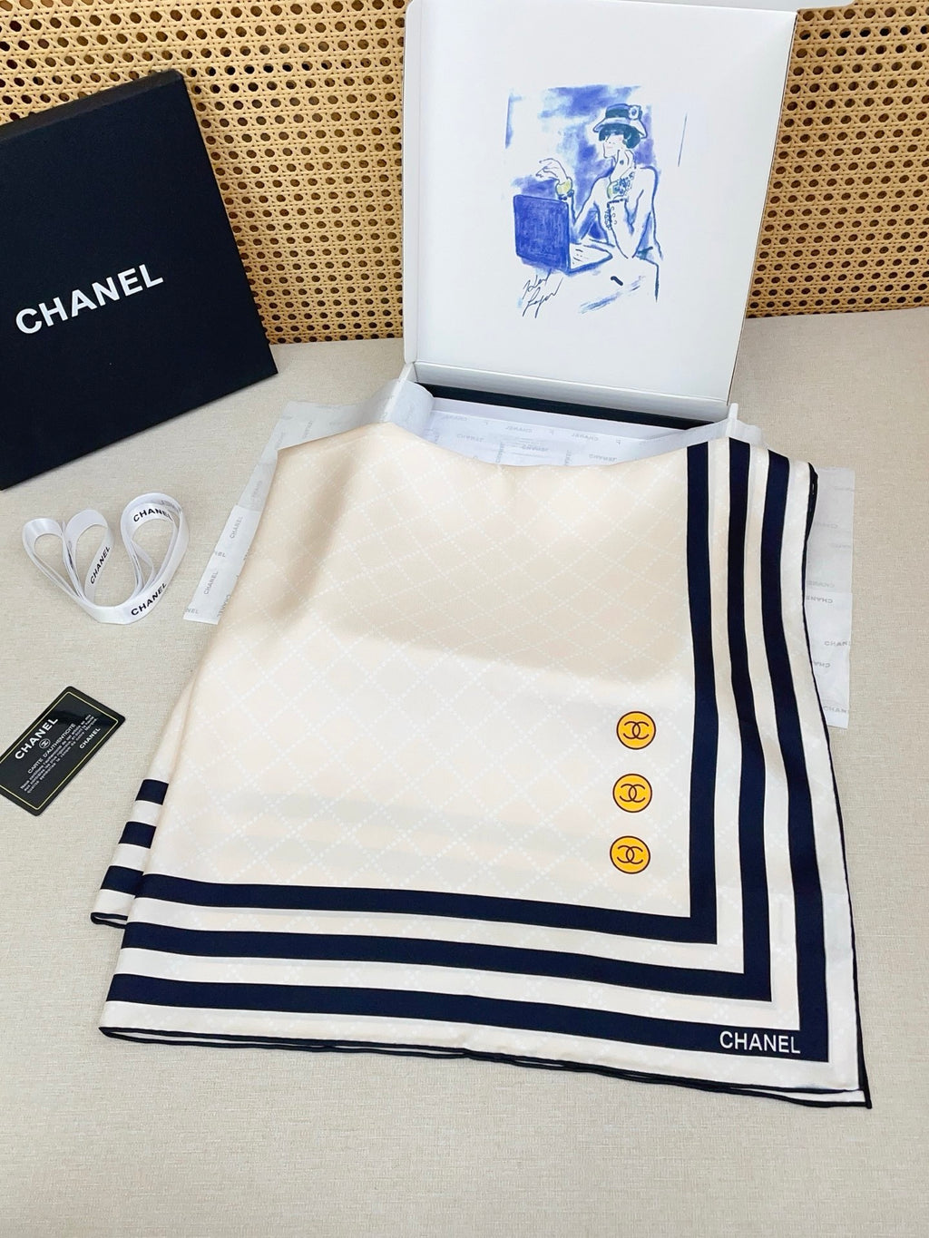 Chanel Silk Scarf
