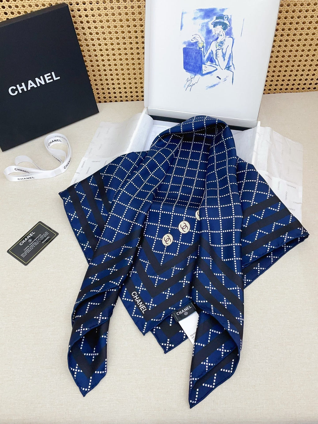 Chanel Silk Scarf