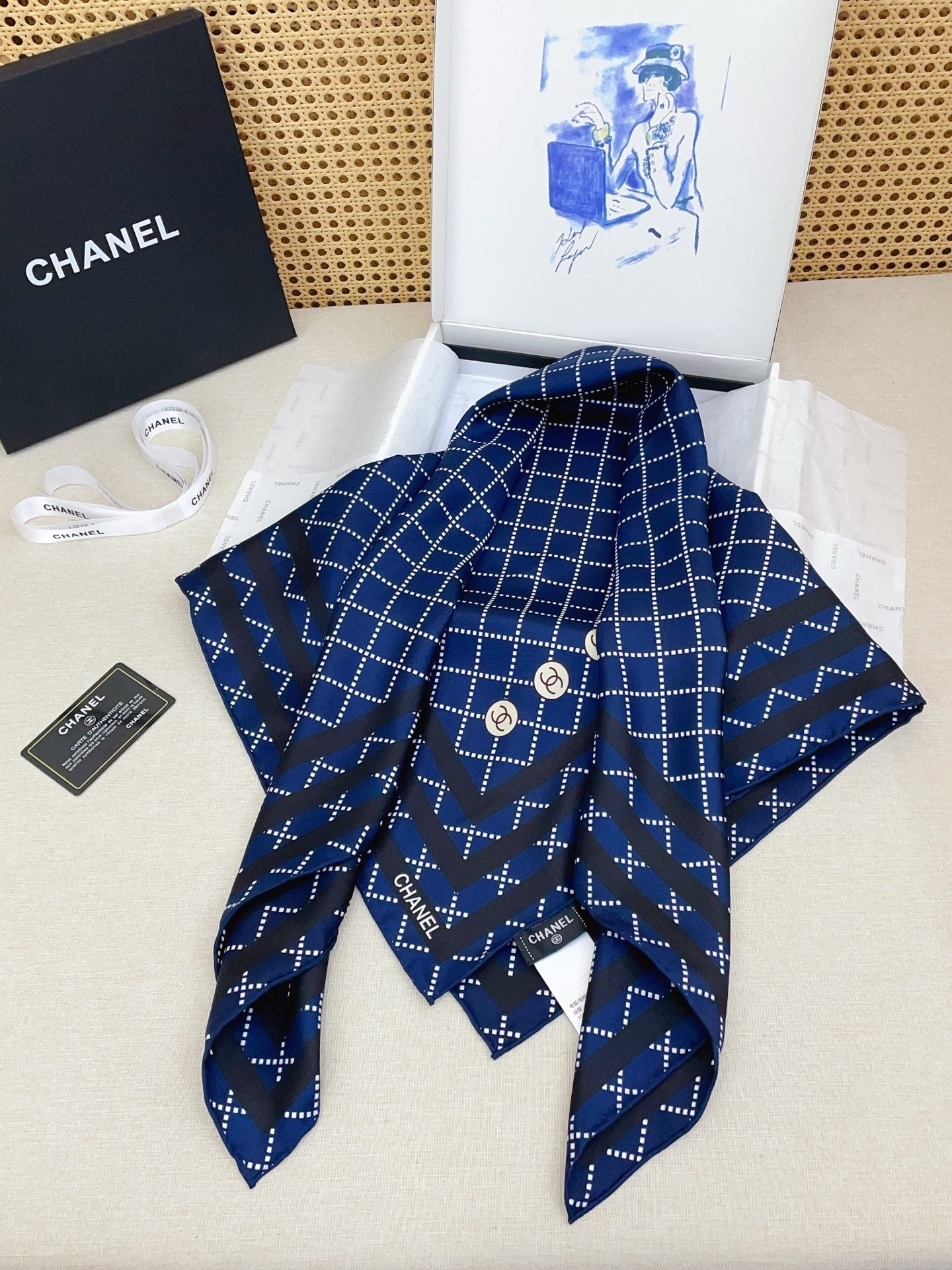 Chanel Silk Scarf