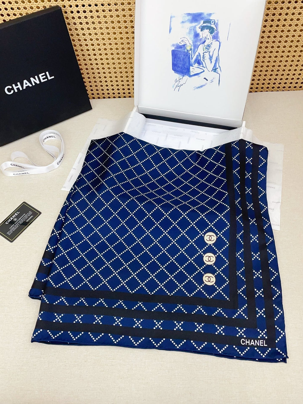 Chanel Silk Scarf
