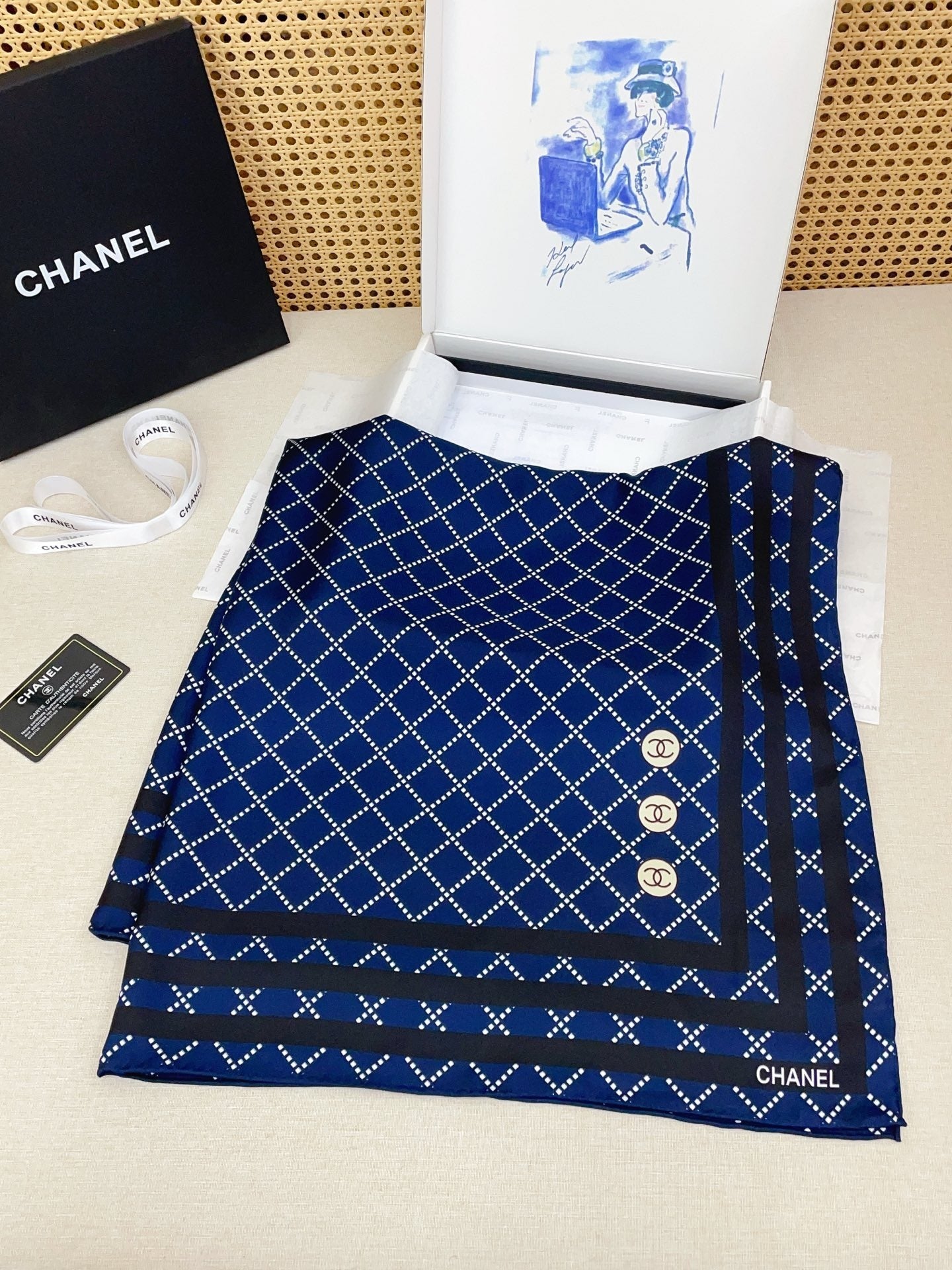 Chanel Silk Scarf