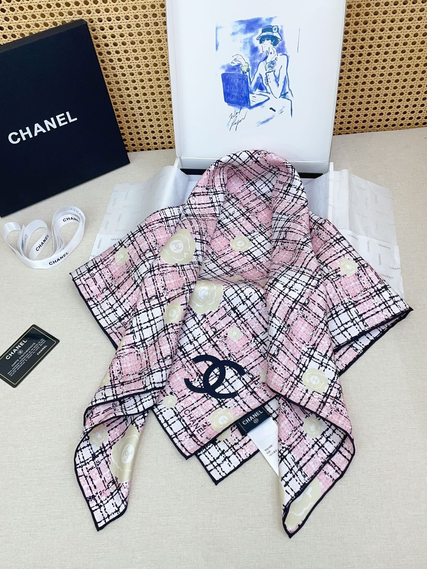 Chanel Silk Scarf