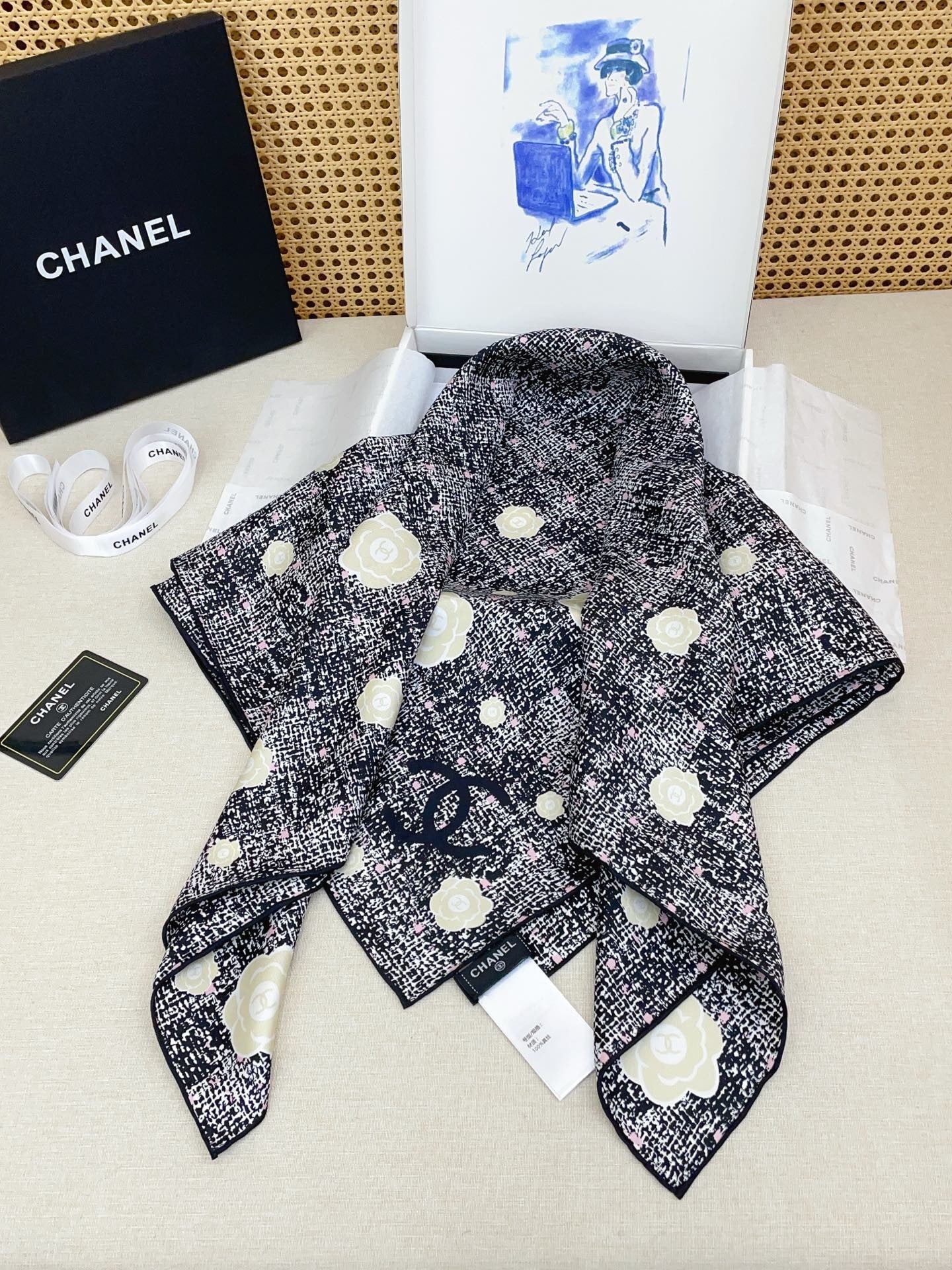 Chanel Silk Scarf
