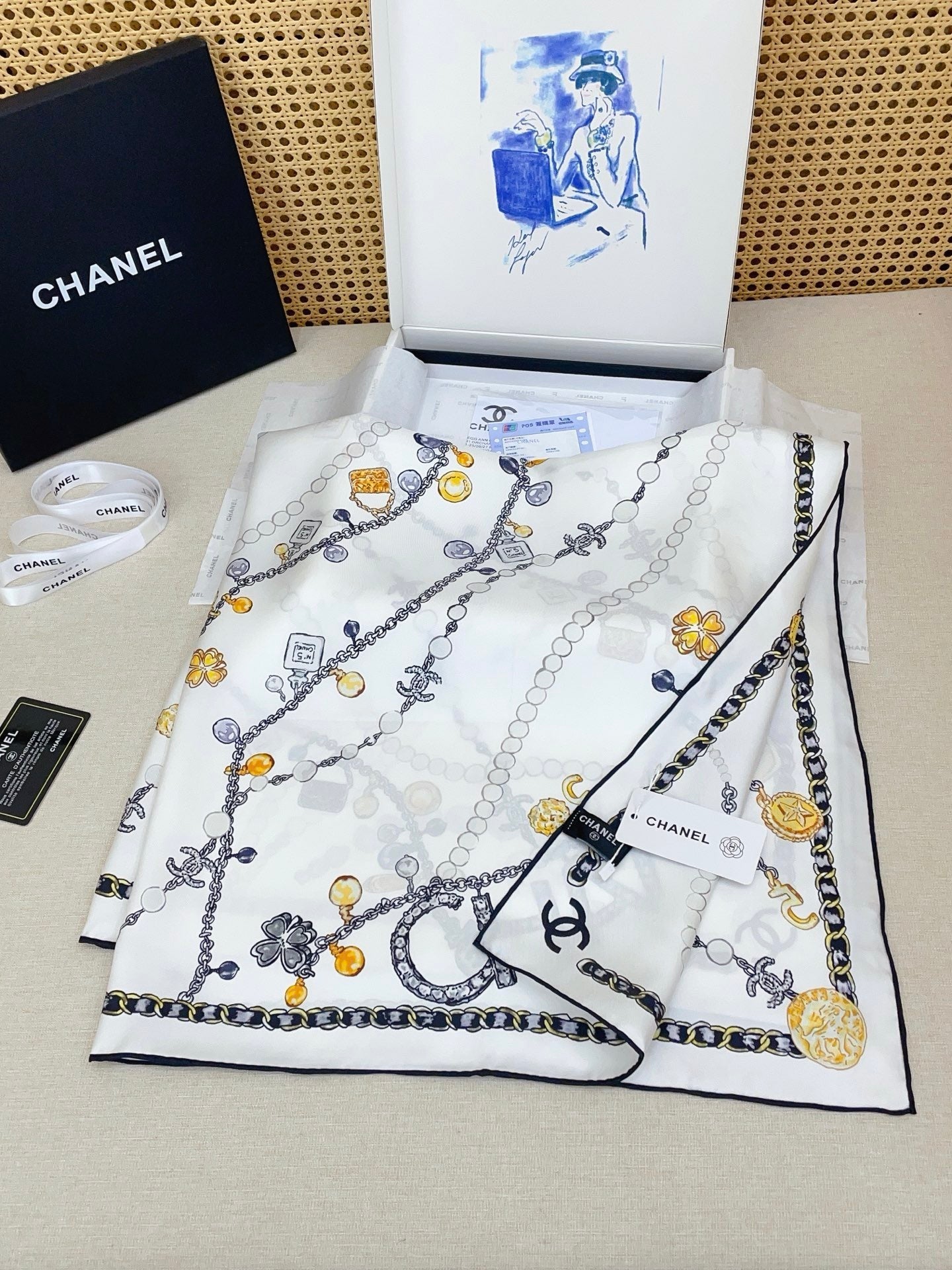 Chanel Silk Scarf