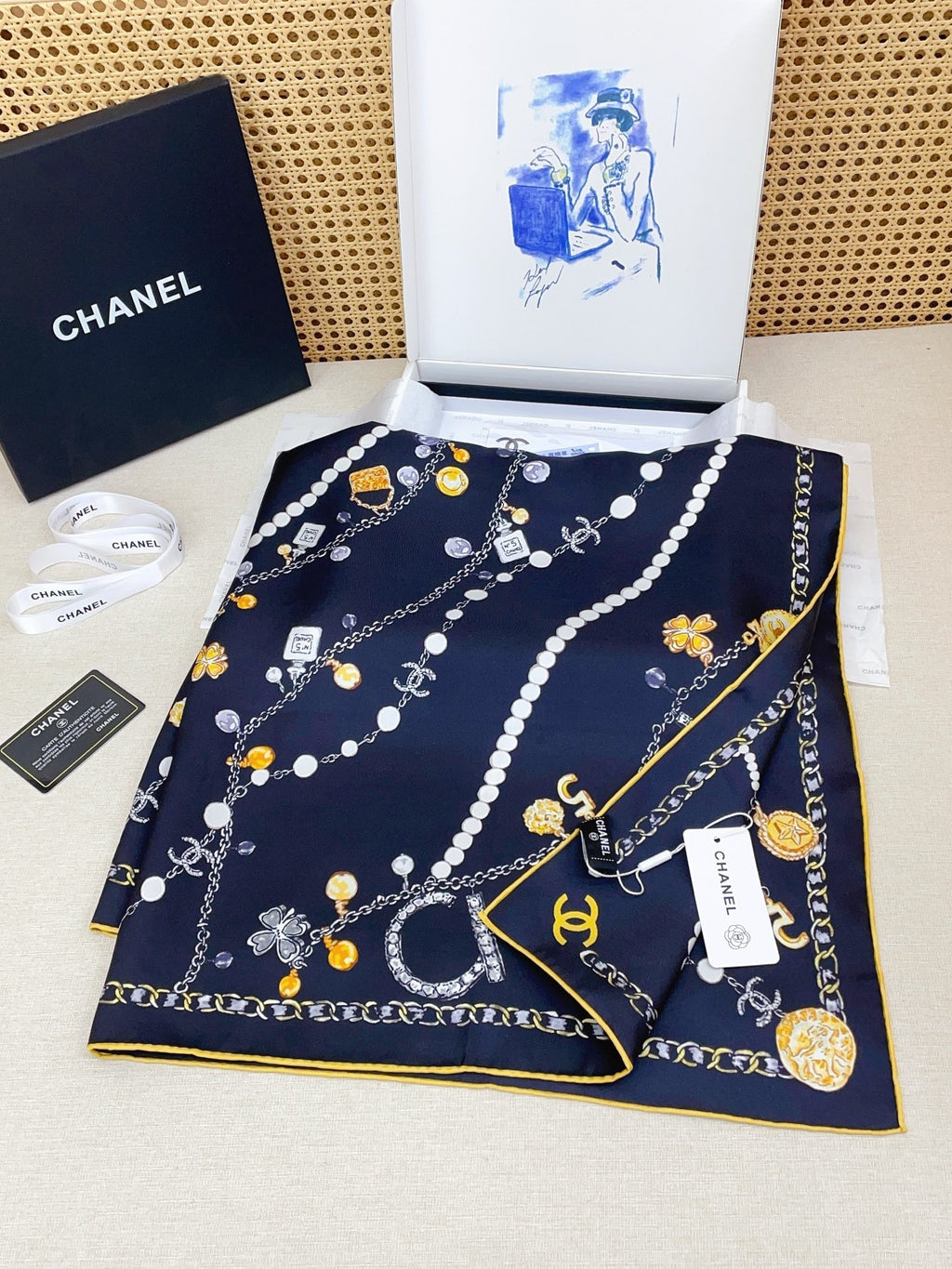 Chanel Silk Scarf