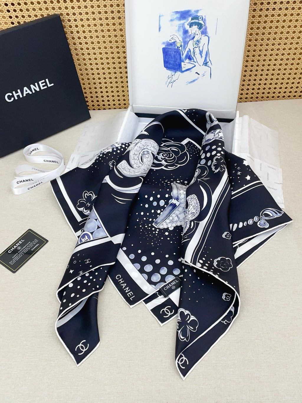 Chanel Silk Scarf