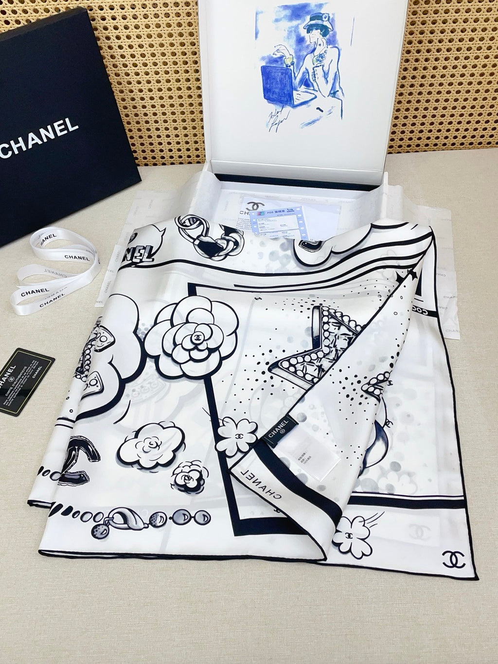 Chanel Silk Scarf
