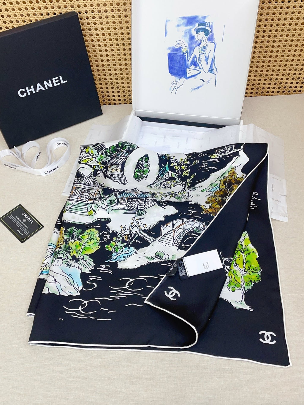 Chanel Silk Scarf