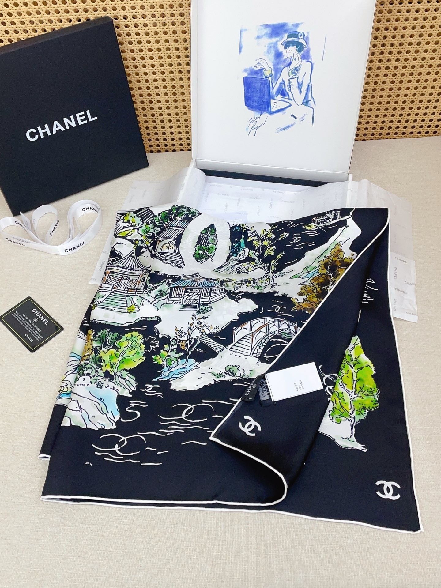 Chanel Silk Scarf