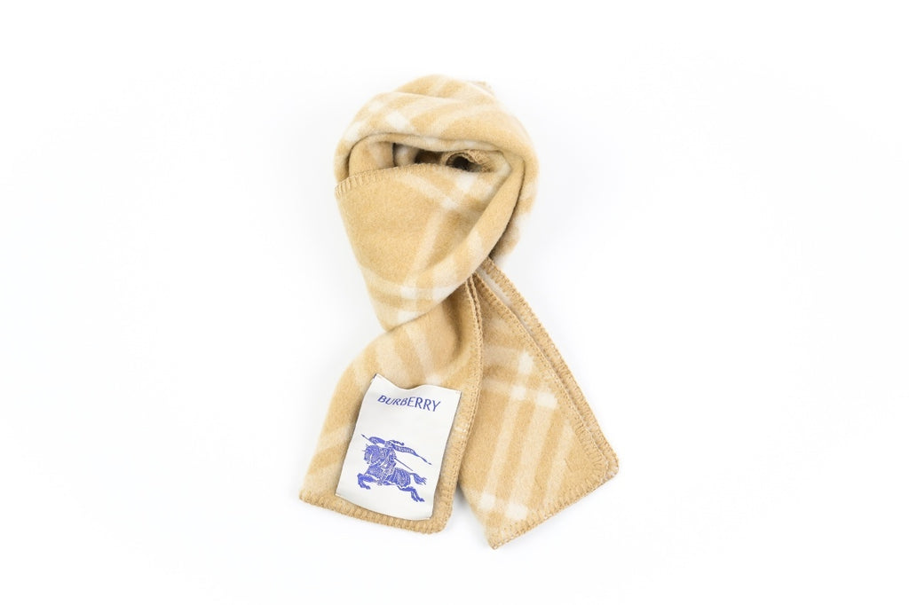 Burberry Diamond-Patterned Warhorse Wool Scarf